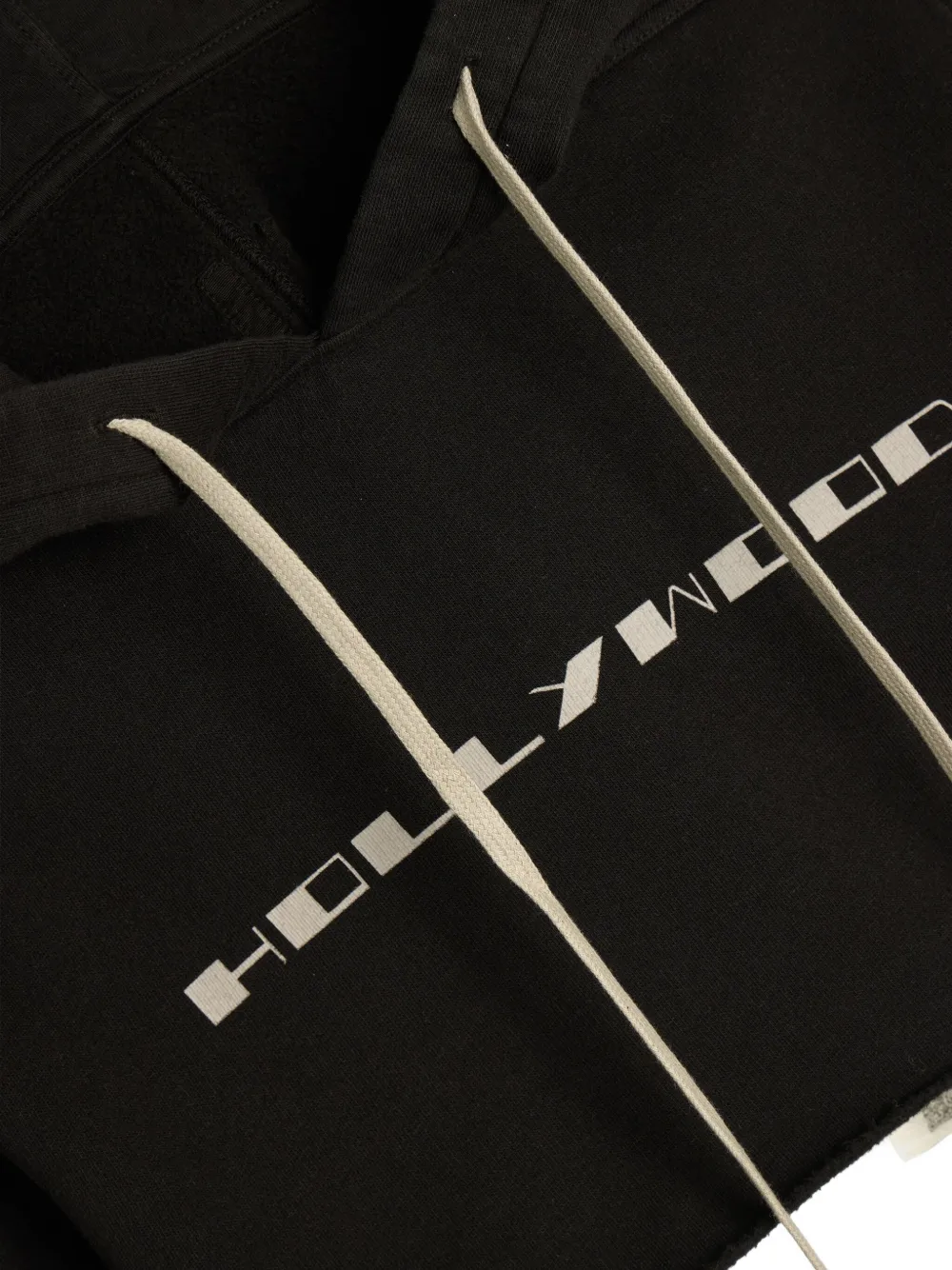 Rick Owens DRKSHDW Katoenen hoodie Zwart