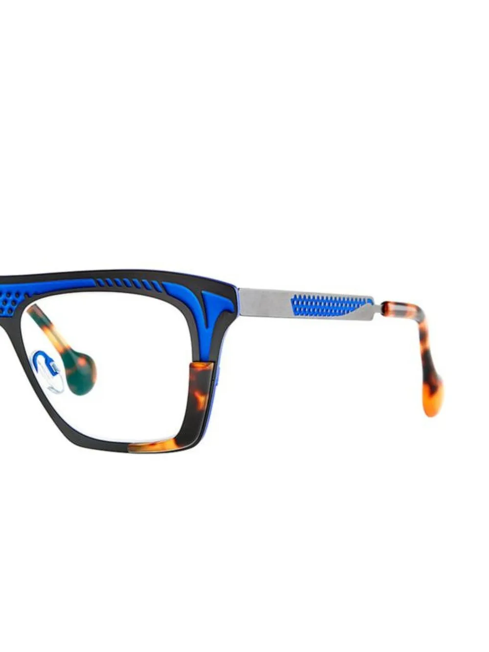 Theo Eyewear square-frame glasses - Blauw