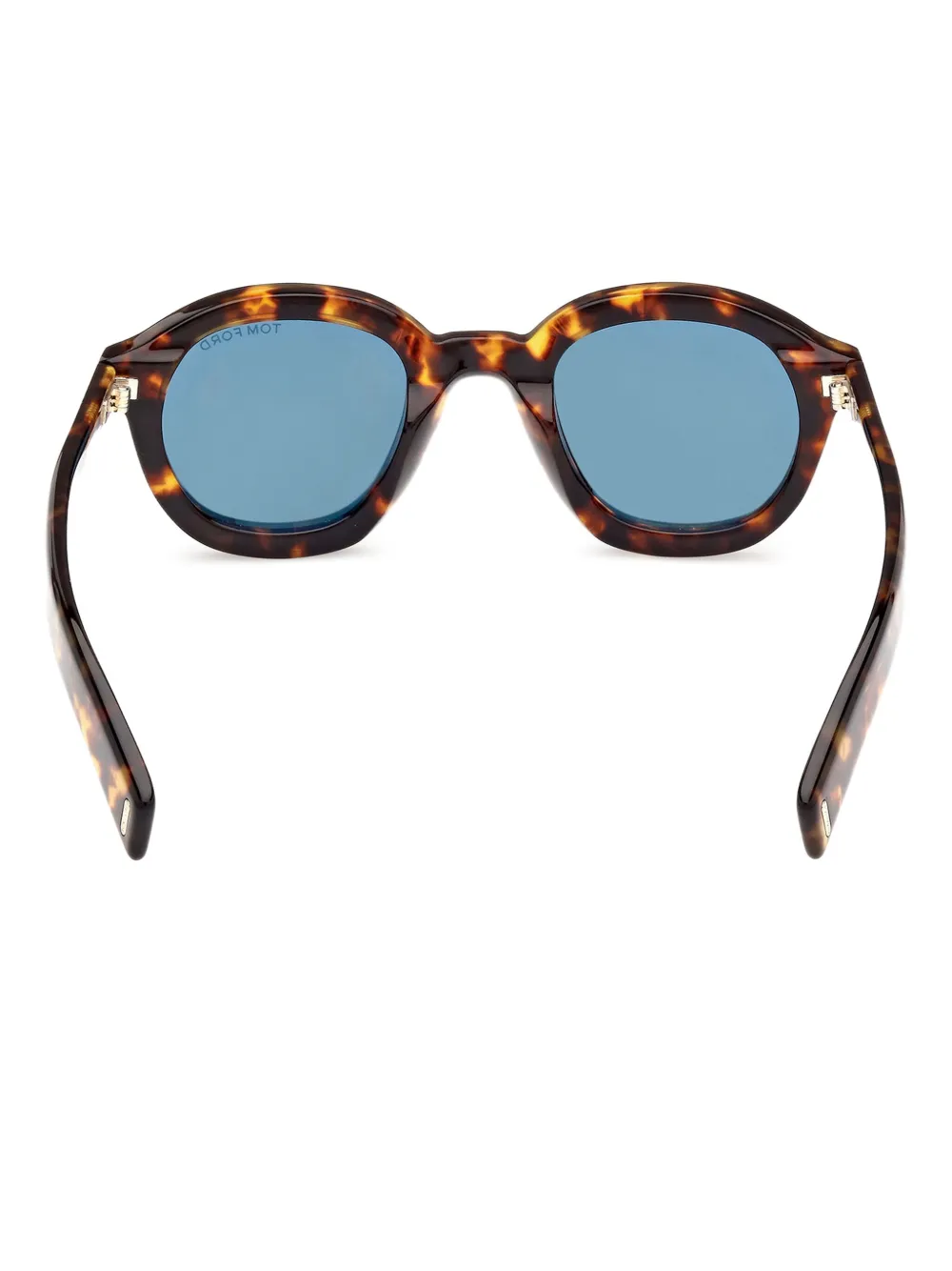 TOM FORD Eyewear Zonnebril met rond montuur Bruin