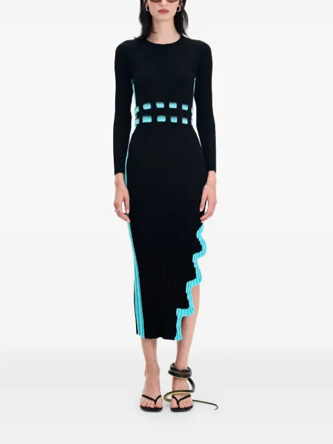 PH5 cut-out ribbed midi dress