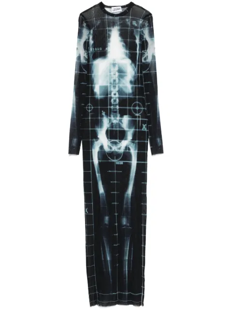 Jean Paul Gaultier vestido largo Squeletor