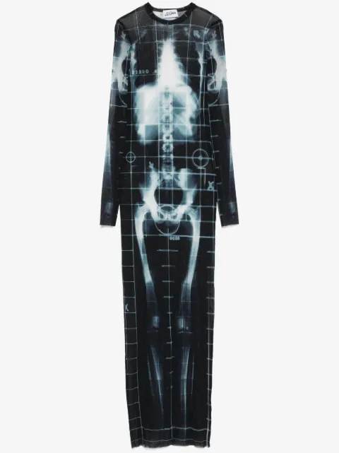 Jean Paul Gaultier vestido largo Squeletor