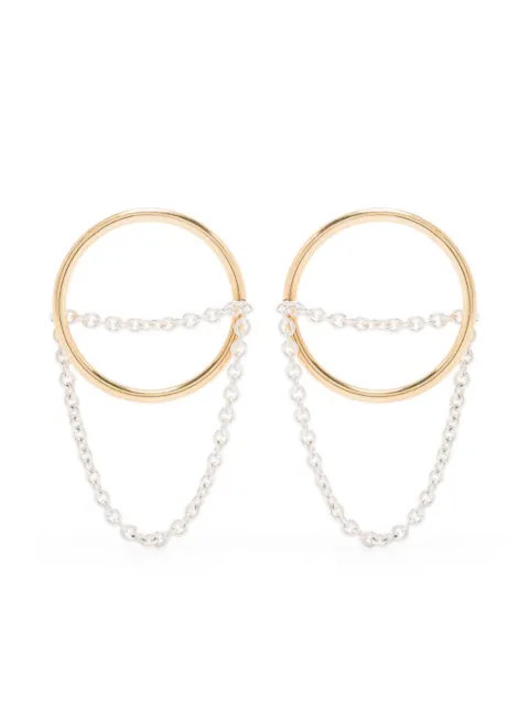 Saskia Diez chain-detailed earrings