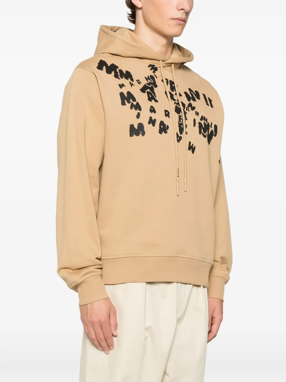 Marni Felpa con cappuccio e logo | Felpe e Maglioni | Image 3