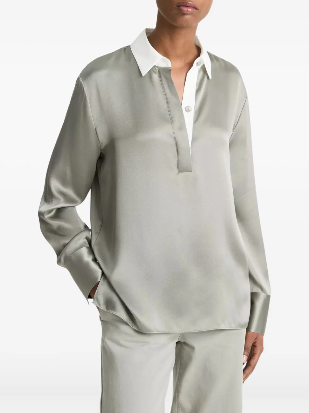 silk satin top