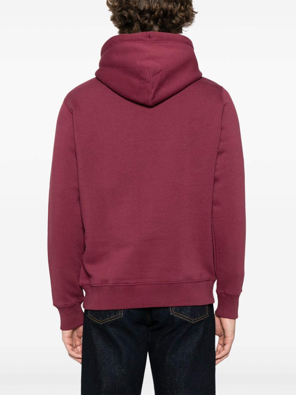 GANT EMBOSSED-LOGO HOODIE