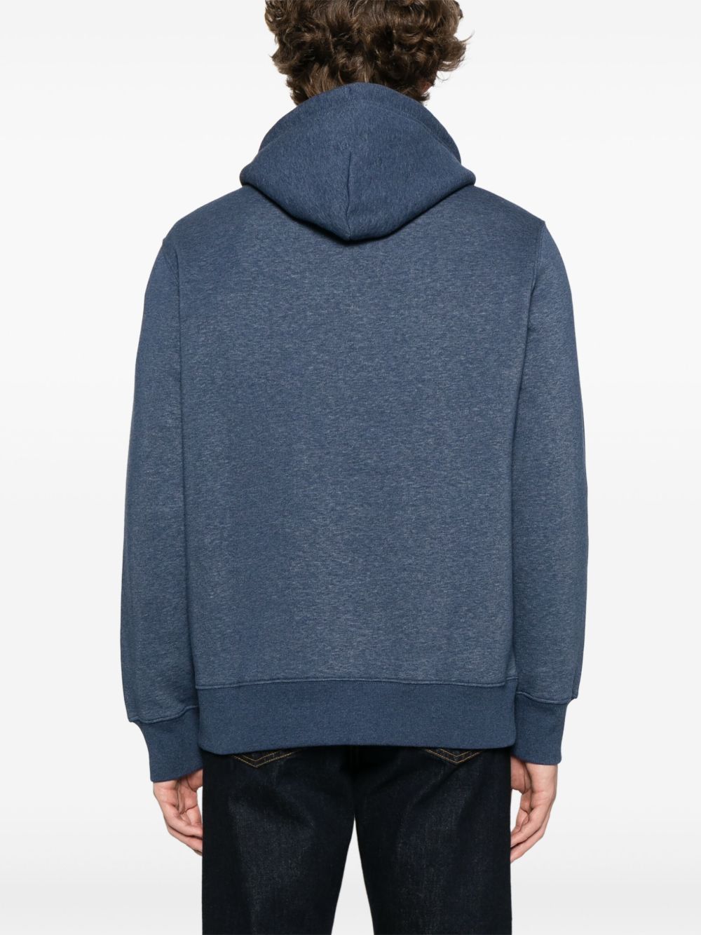 GANT EMBROIDERED-LOGO HOODIE