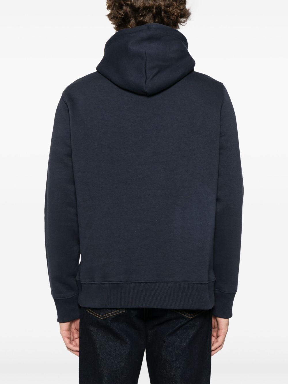 GANT EMBOSSED-LOGO HOODIE