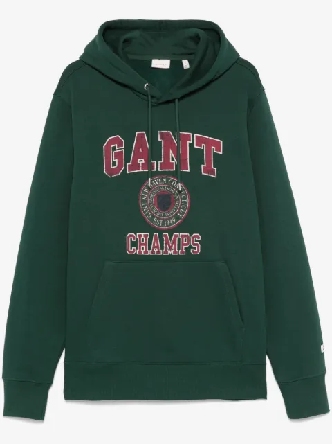 Gant logo-print hoodie