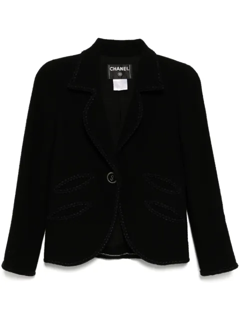 CHANEL Pre-Owned 2008 V-neck jacket
