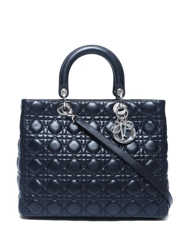 Christian Dior Pre-Owned 2000s レディ ディオール ハンドバッグ L