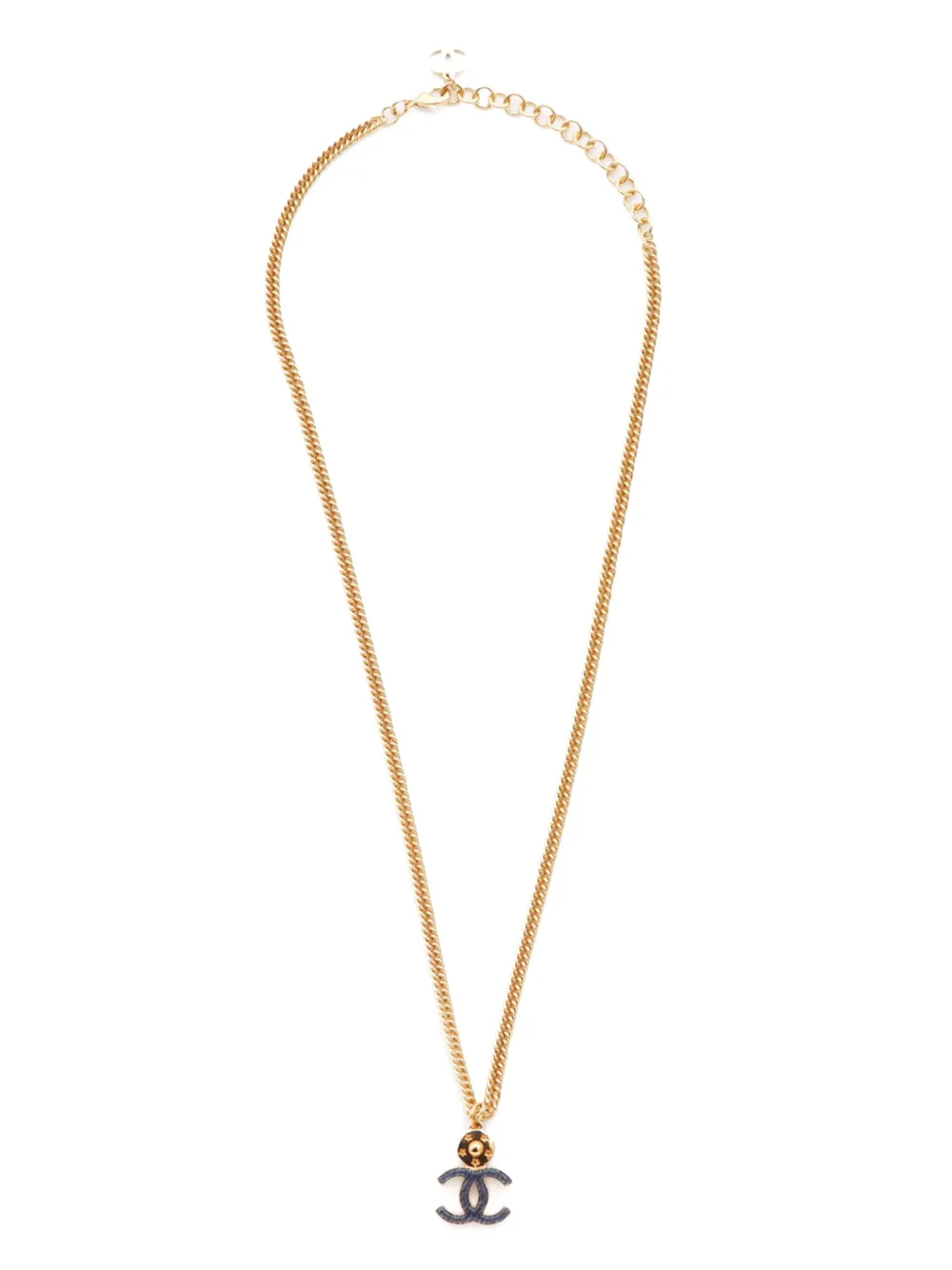 CHANEL Pre-Owned 2024 CC Mark necklace | Gold | Image 1