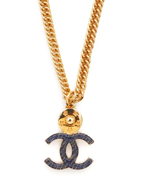 CHANEL Pre-Owned 2024 ココマーク ネックレス | ゴールドトーン