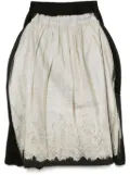 IA LONDON graphic-print skirt - Neutrals