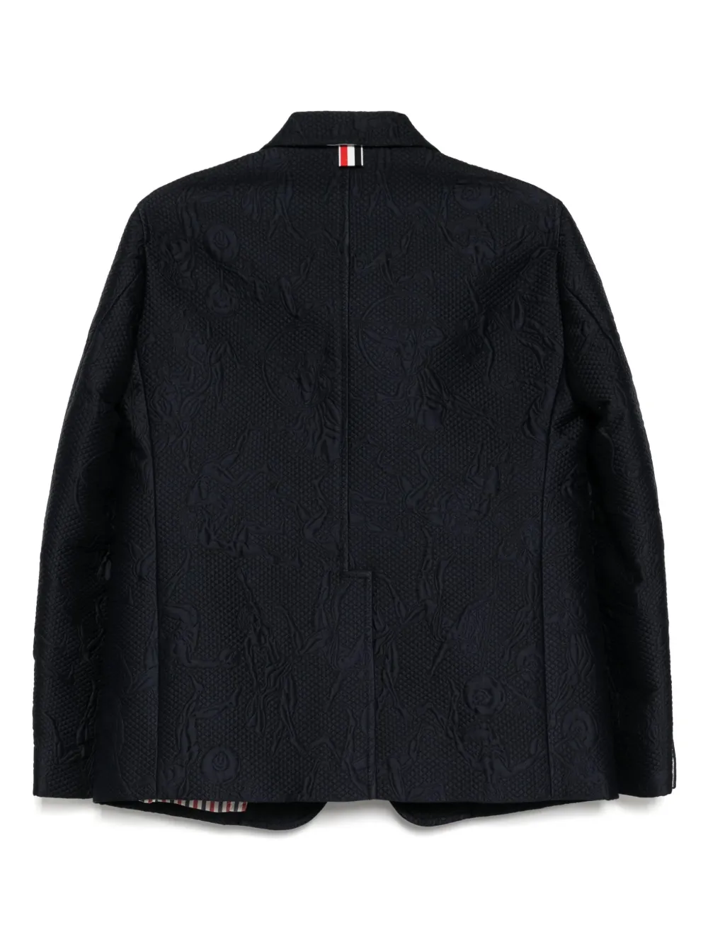 Thom Browne Blazer met enkele rij knopen - Blauw