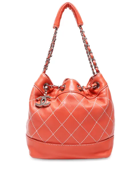 CHANEL Pre-Owned 2005-2006 WildStitch Chain bucket bag