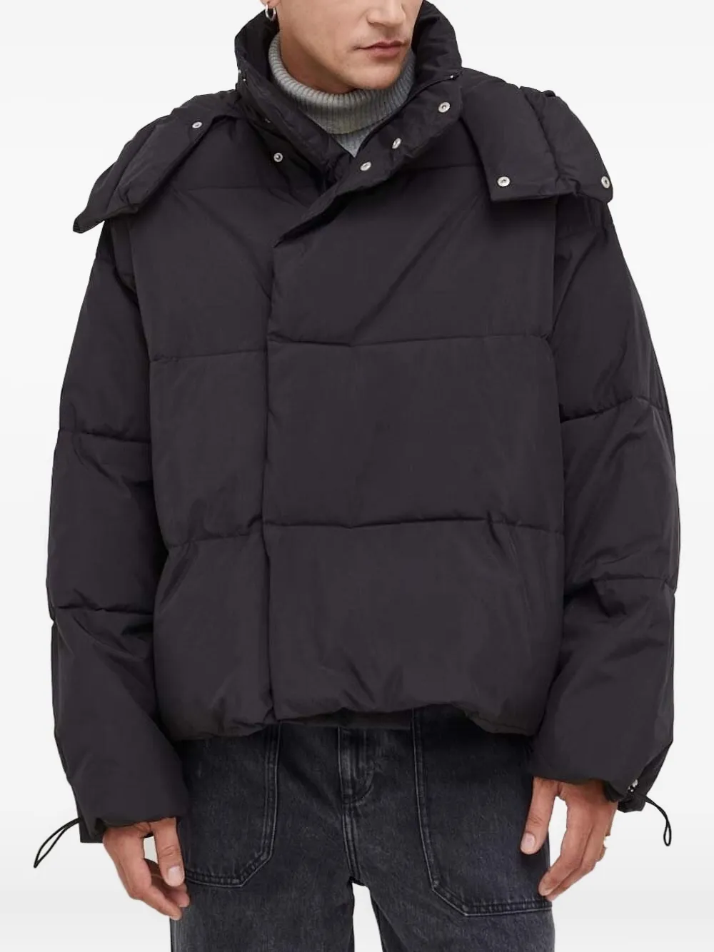 Won Hundred Axl donsjack met capuchon Zwart