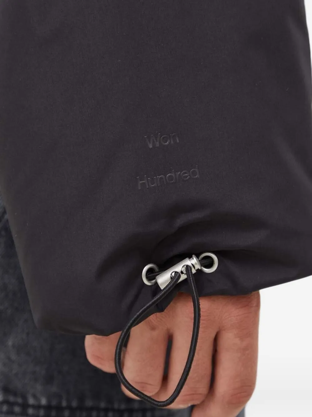 Won Hundred Axl donsjack met capuchon Zwart