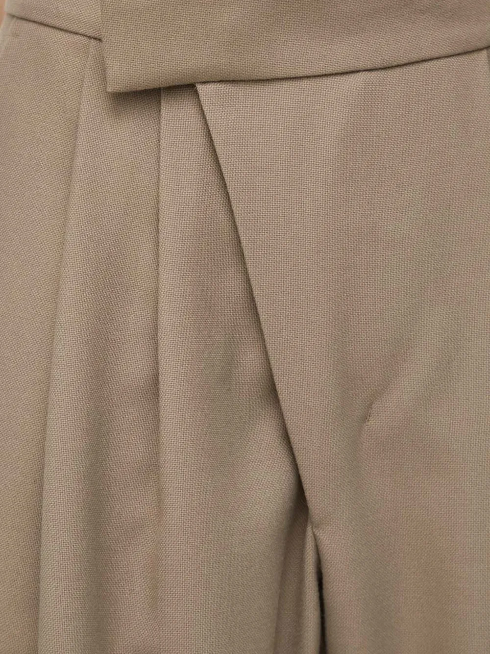 Won Hundred Plooibroek met zak Beige
