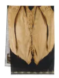 IA LONDON graphic-print scarf - Brown