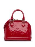 Louis Vuitton Pre-Owned 2013 Monogram Vernis Alma BB satchel - Red