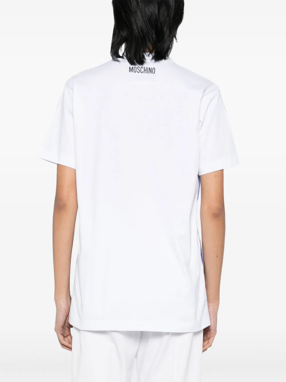 Moschino T-shirt met grafische print Wit