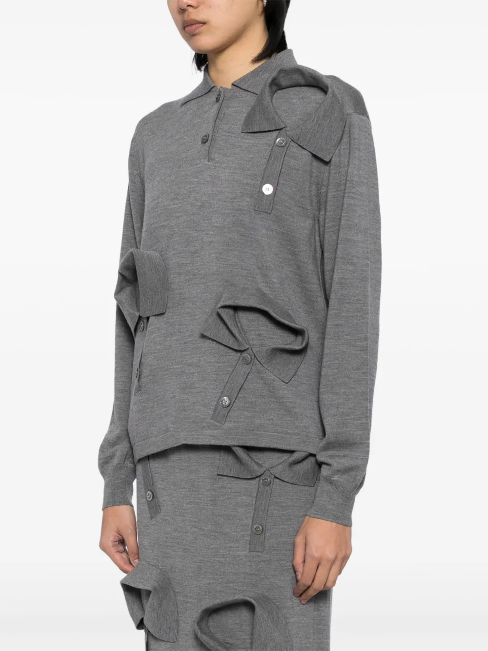 Moschino Gelaagde trui Grijs