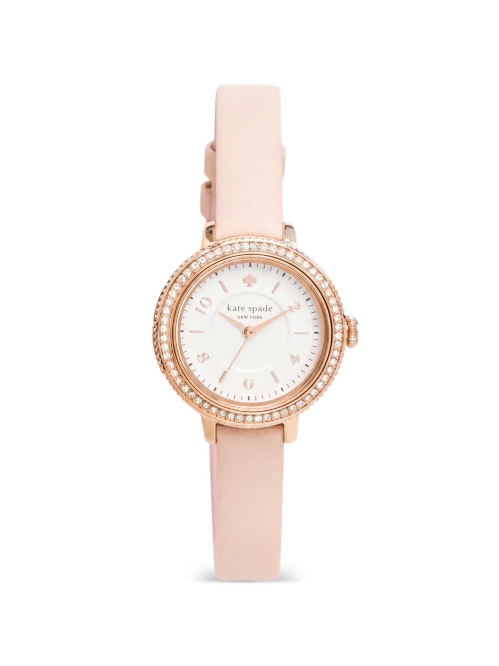Kate Spade Morningside crystal-embellished 26mm watch - Weiß