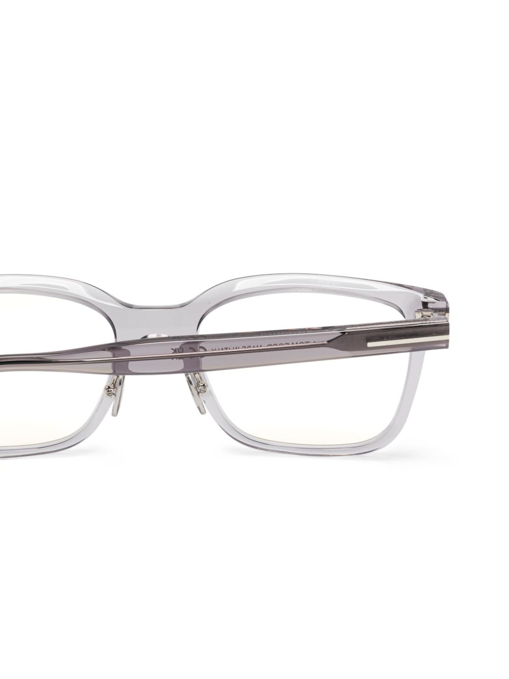 TOM FORD Eyewear Bril met vierkant montuur Grijs