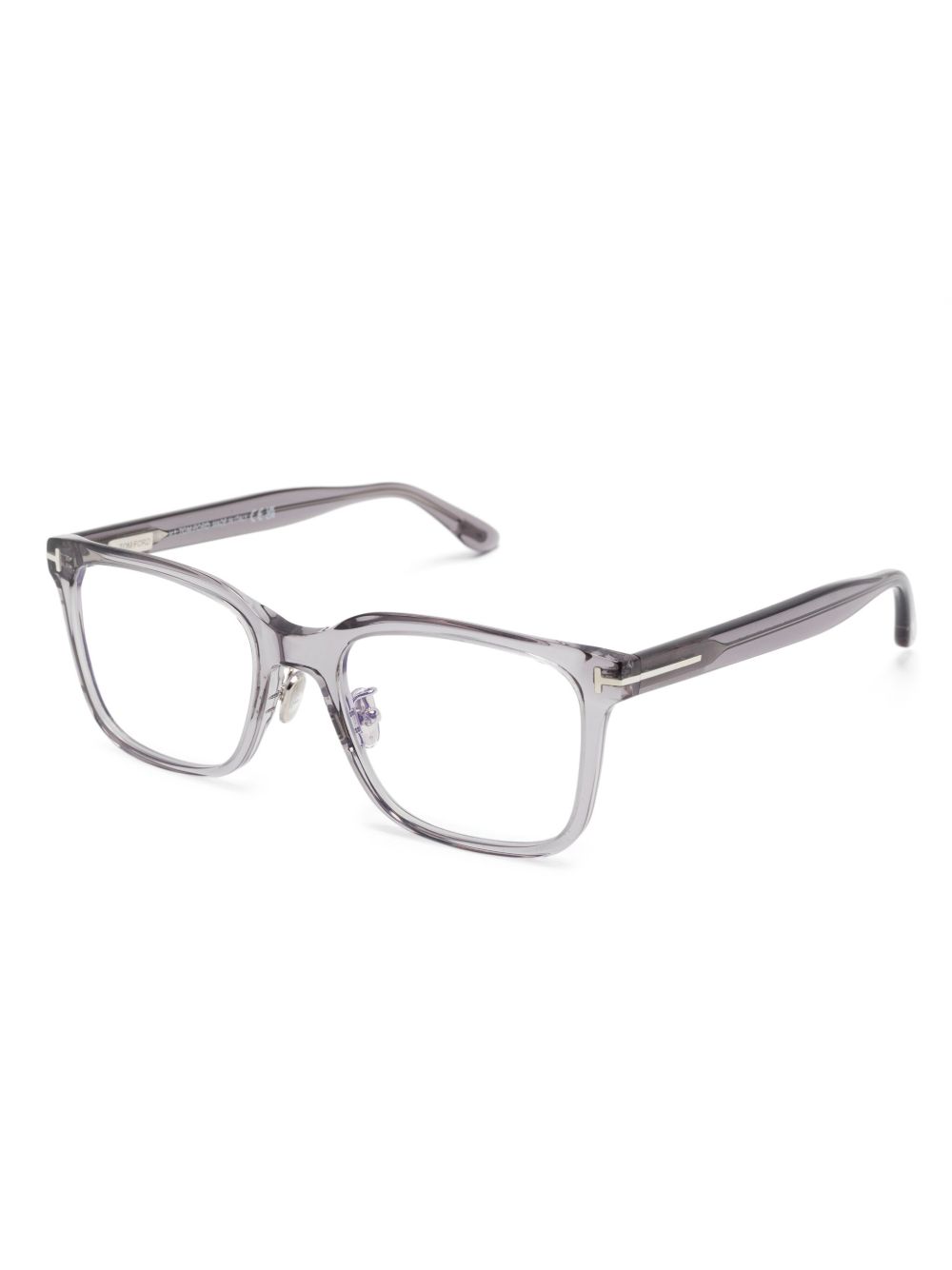 TOM FORD Eyewear Bril met vierkant montuur Grijs