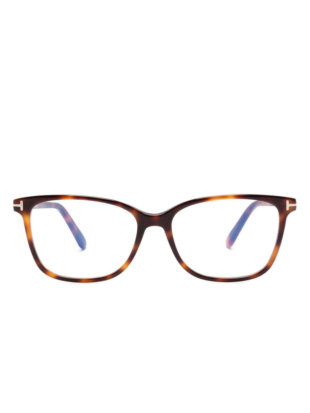 TOM FORD Eyewear Bril met vierkant montuur Bruin