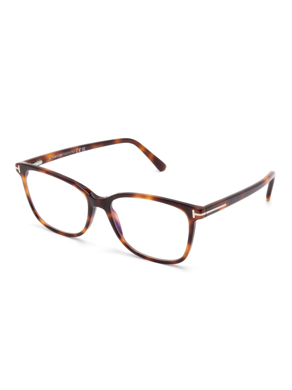 TOM FORD Eyewear Bril met vierkant montuur - Bruin