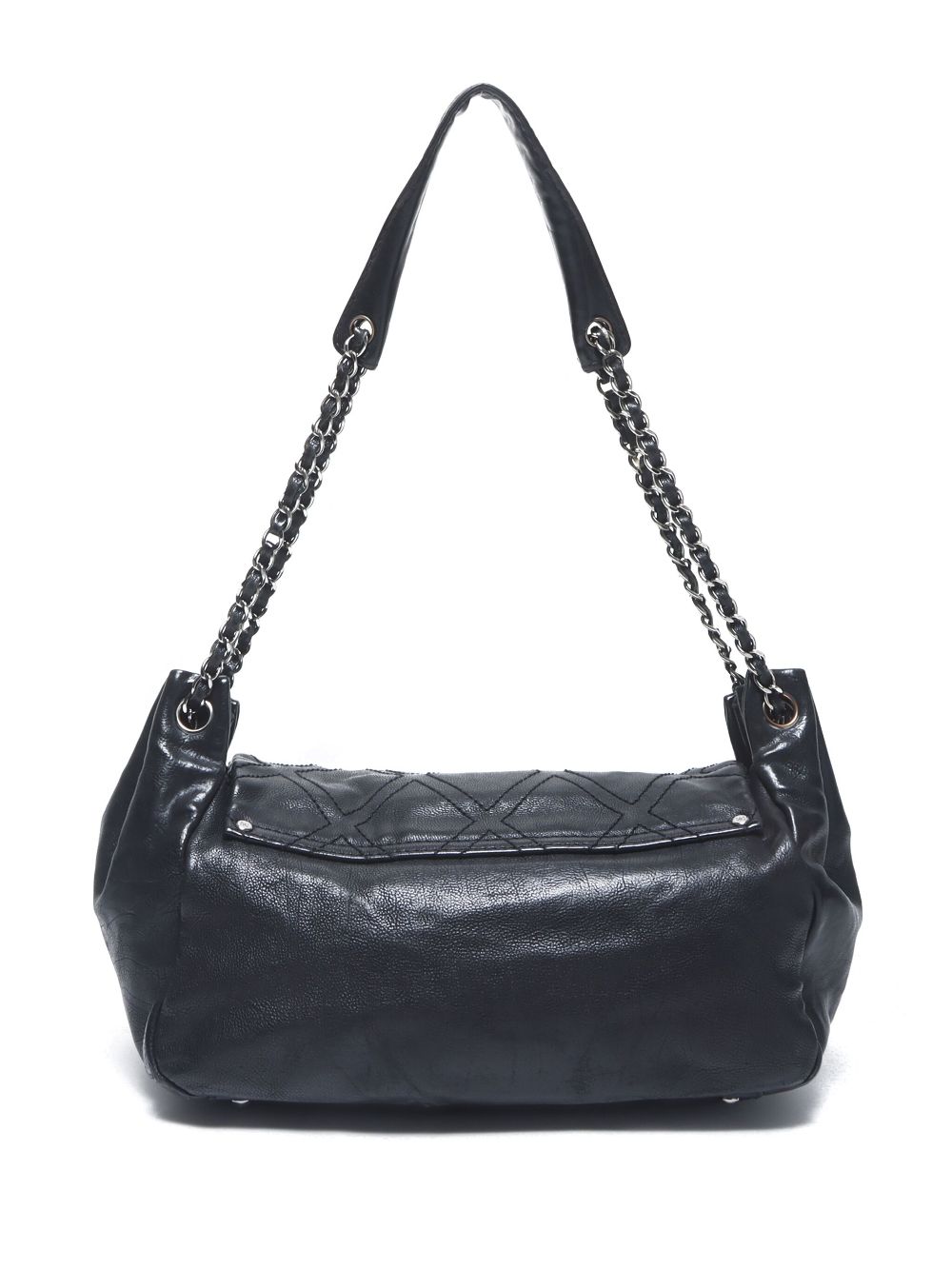 CHANEL Pre-Owned 2005-2006 CC gewatteerde schoudertas - Zwart