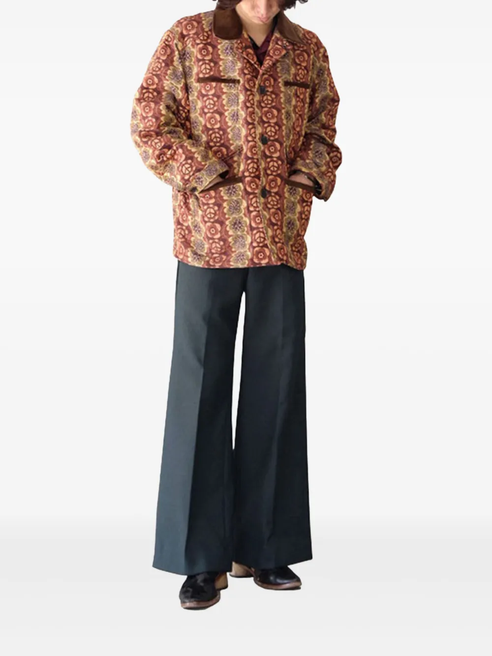 Sasquatchfabrix. Flower & Peace 外套 | 单排扣大衣 | Image 2