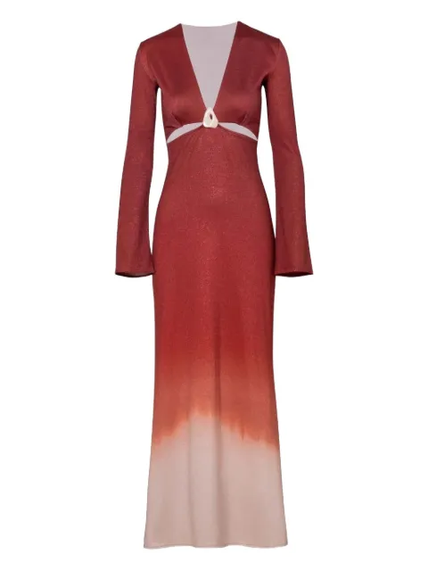 Baobab Manola bell-sleeve ombré maxi dress