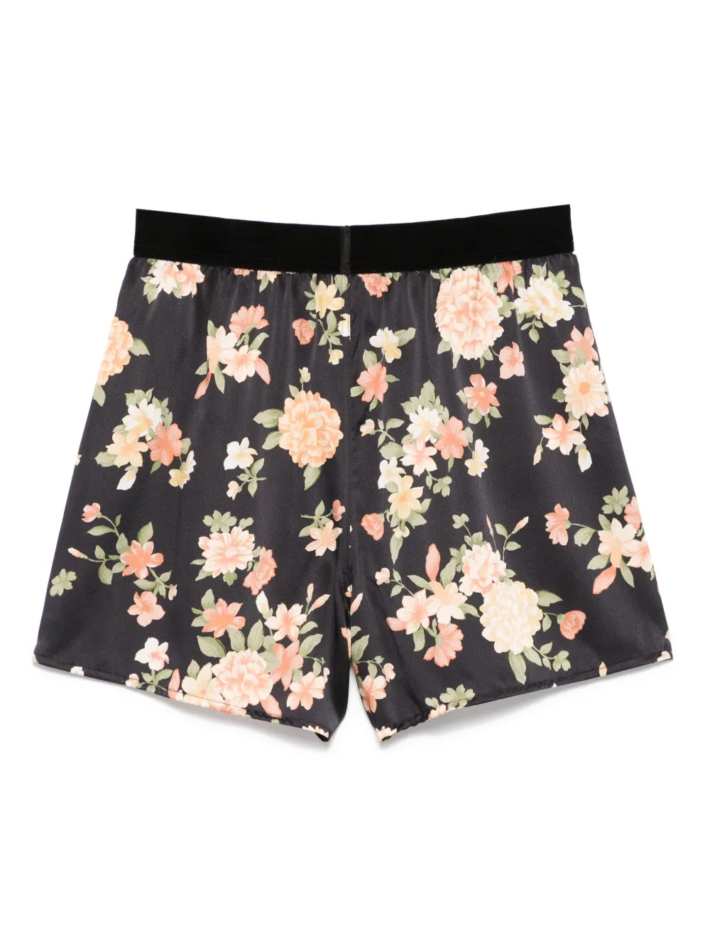 TOM FORD Shorts met bloemenprint - Zwart