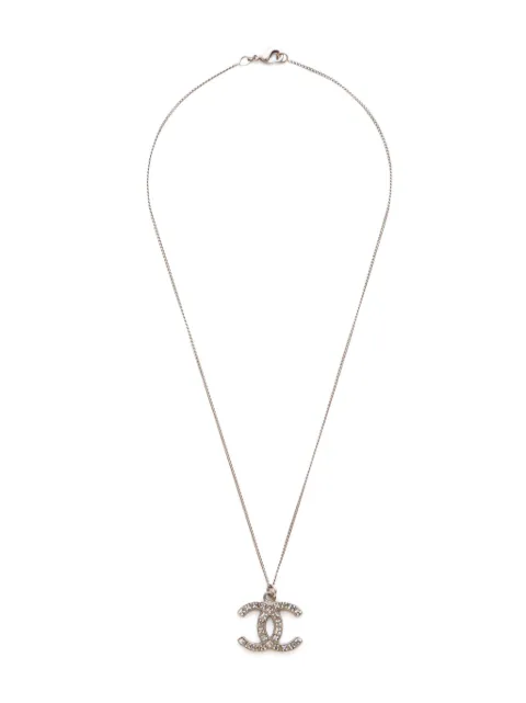 CHANEL Pre-Owned 2010 CC rhinestone necklace