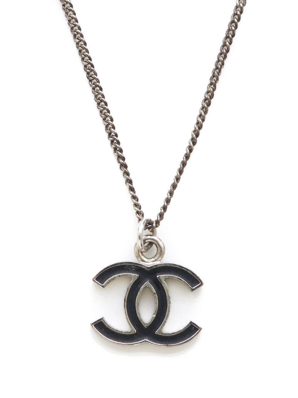 CHANEL Pre-Owned 2007 CC halsketting - Zilver