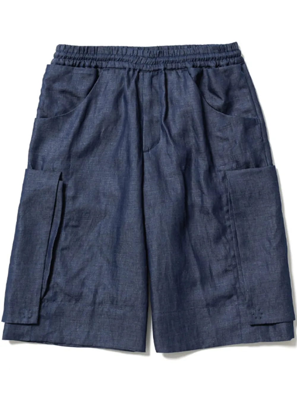 Sasquatchfabrix. 牛仔工装短 | 蓝色 | Image 1