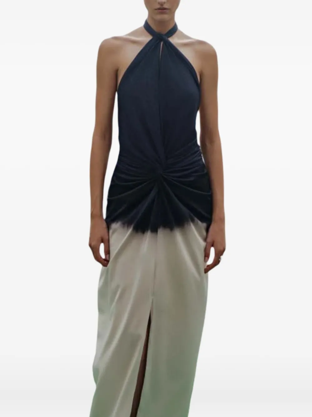 Baobab Linus maxi-jurk Blauw