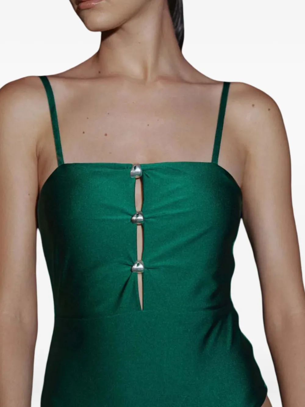 Baobab Palm Swimsuit In Green