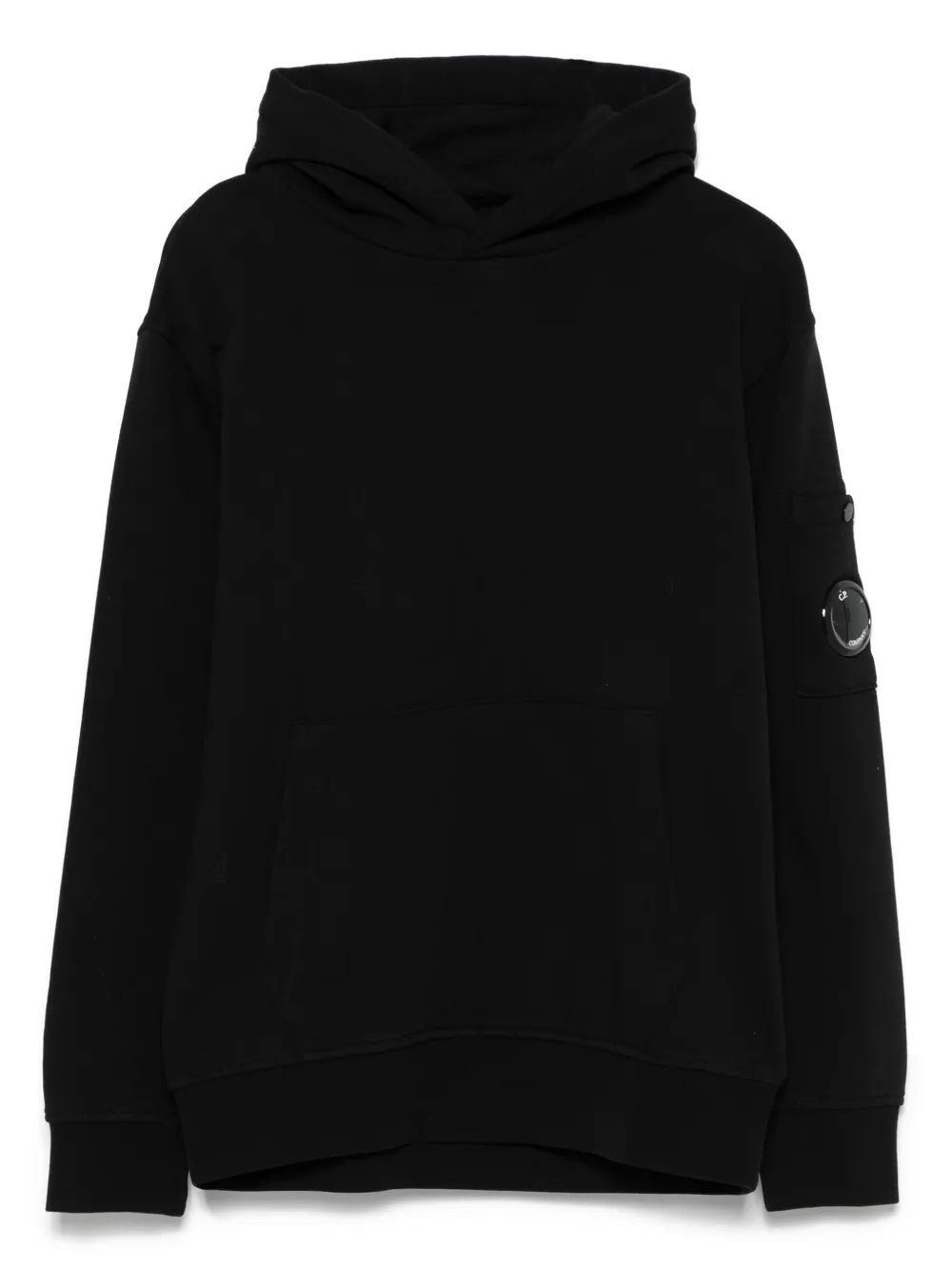 C.P. Company Kids Hoodie met lensdetail Zwart