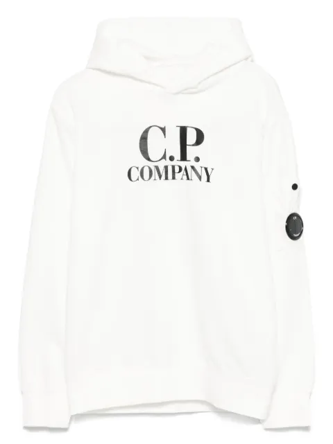 C.P. Company Kids sudadera con capucha y detalle Lens