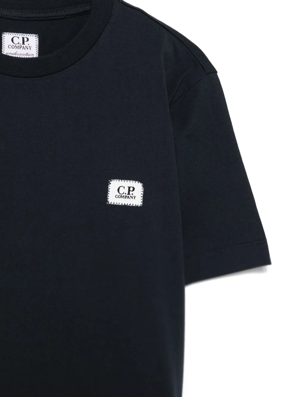C.P. Company Kids T-shirt met logoprint Blauw