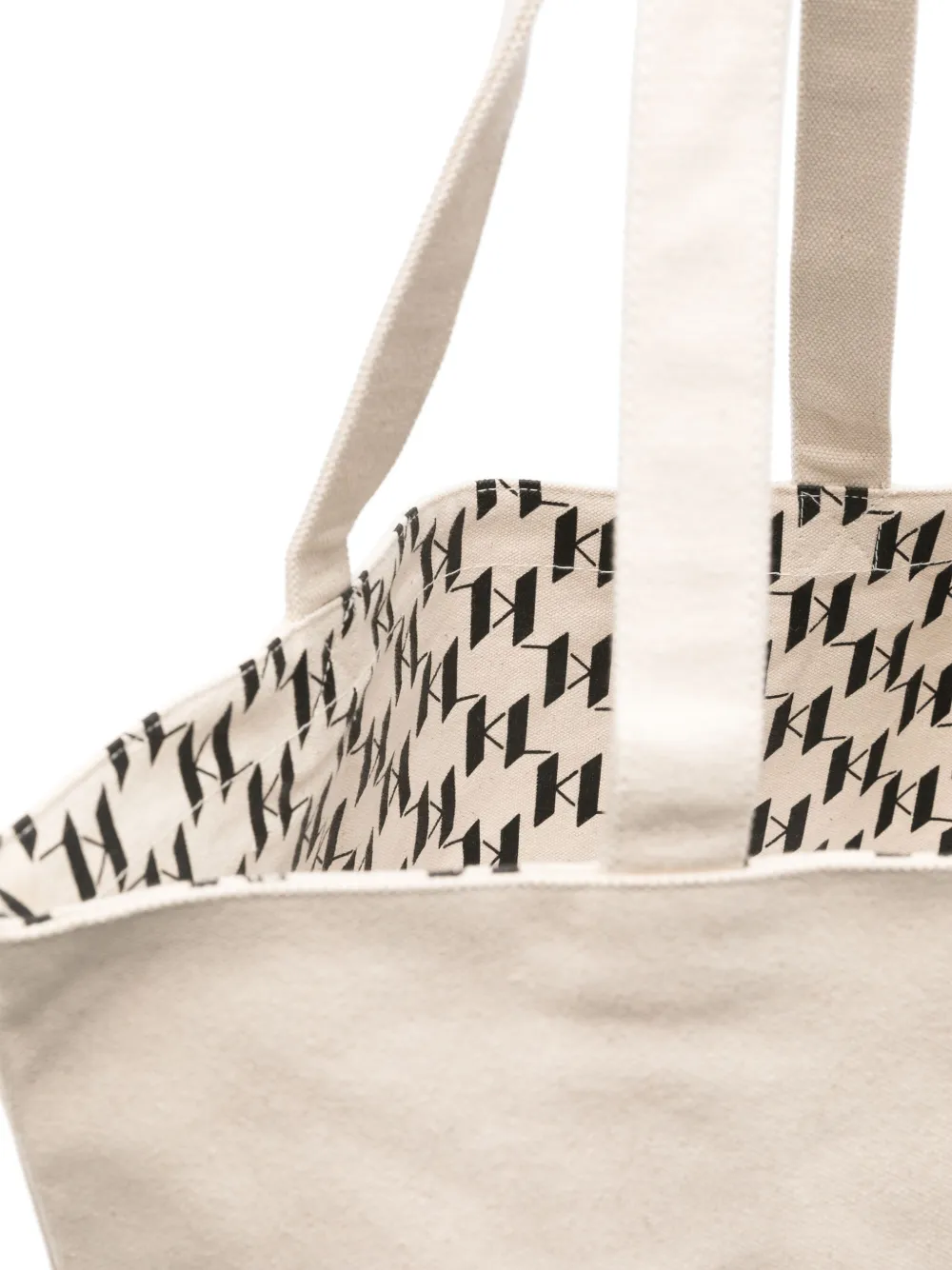 Karl Lagerfeld Katoenen shopper Beige