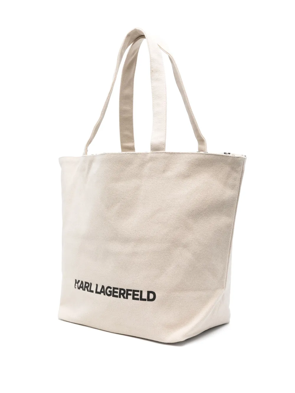 Karl Lagerfeld Katoenen shopper Beige