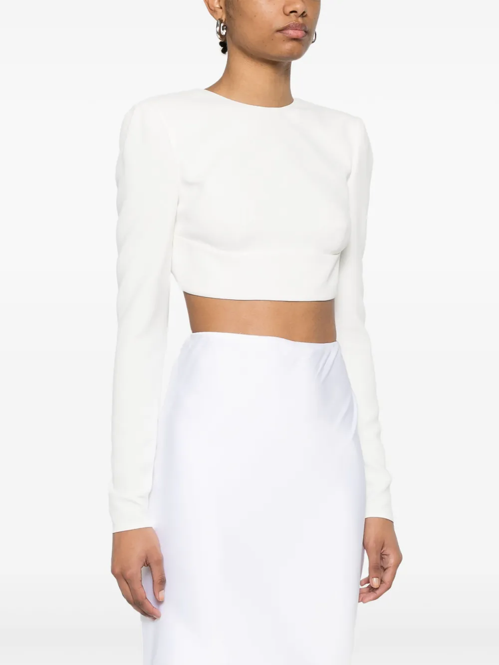 Stella McCartney Cropped blouse Wit