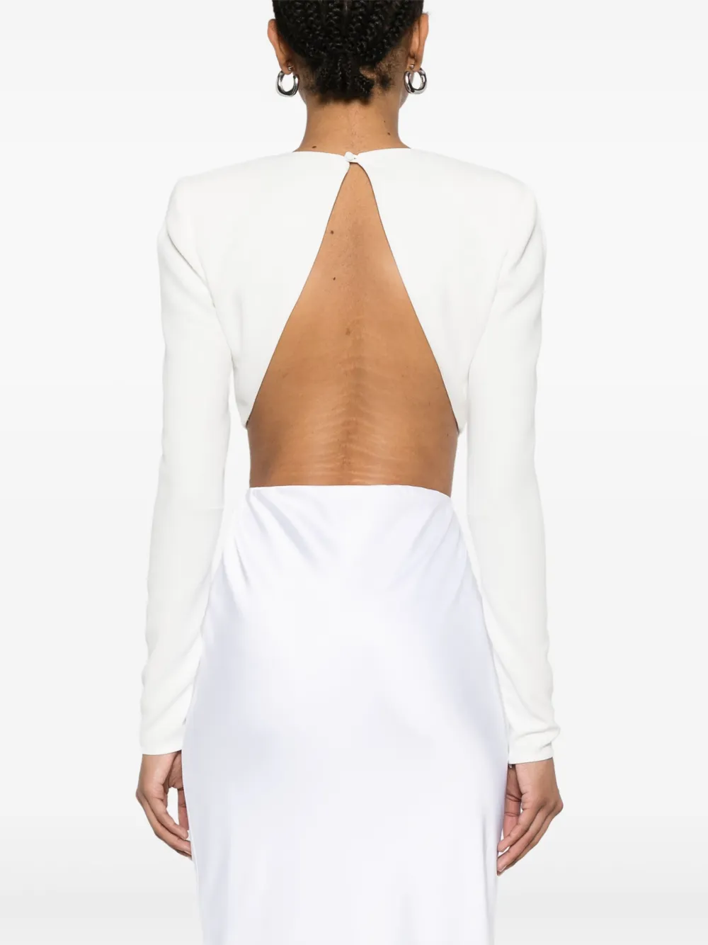 Stella McCartney Cropped blouse Wit