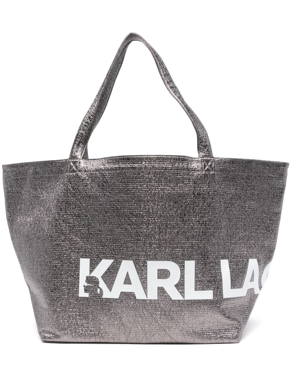 Karl Lagerfeld K Essential tote bag - Silver