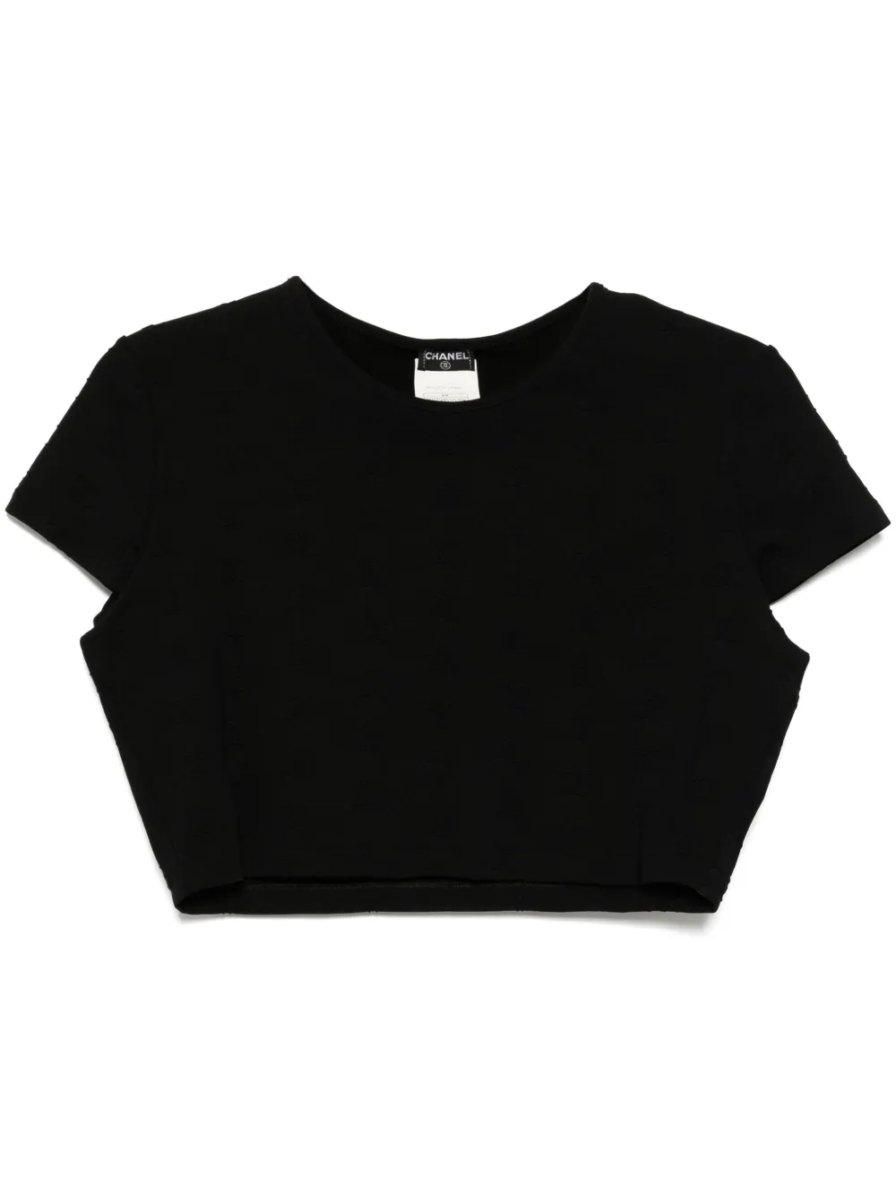 CHANEL Pre-Owned 1997 ココマーク Tシャツ - ブラック CHANEL Pre-Owned 1997 ココマーク Tシャツ - ブラック
